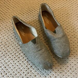 TOMS Women’s Olive Slip-Ons